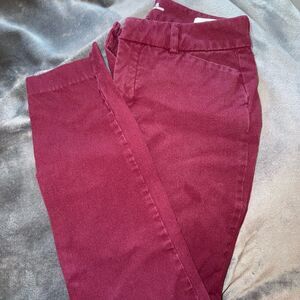 Old Navy Pixie Burgundy Pants
